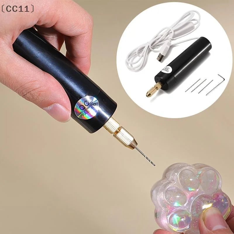 USB Handheld Electric Drill for Resin & Jewelry Making – CC11 Mini Craft Drill Qme