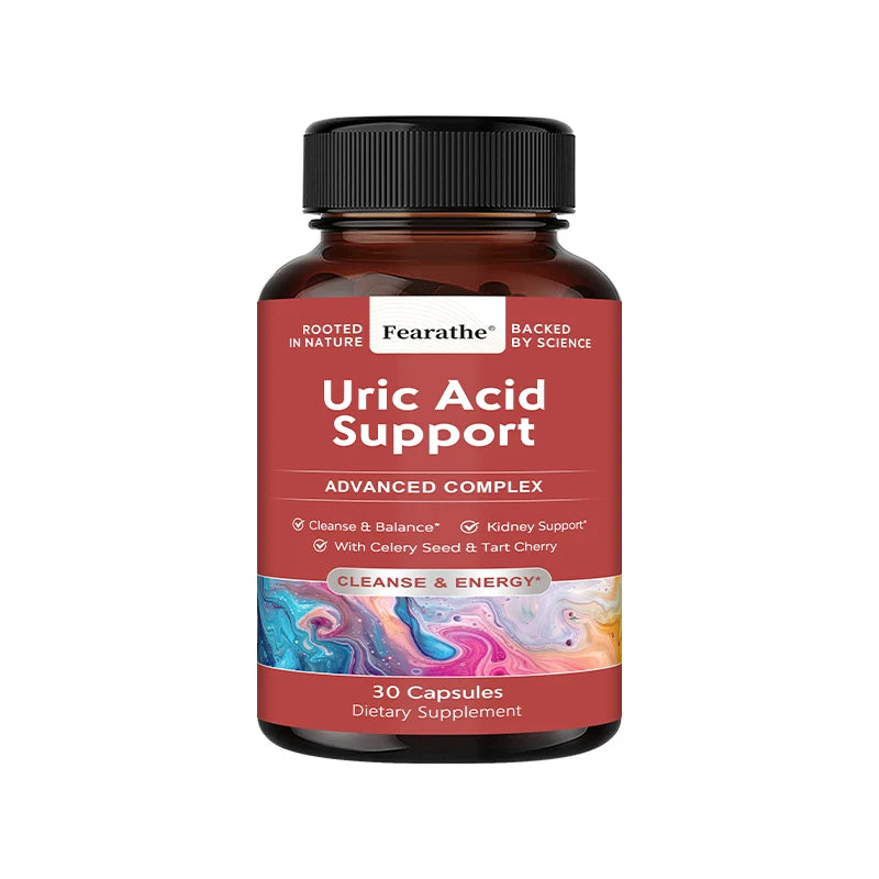 Uric Acid Formula – Chanca Piedra & Vitamin B6, 120 Veggie Caps Herbal Supplement Qst 30 count-1 bottle