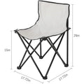 Reinforced Folding Chair for Sauna, Beach & Picnic Folding Outdoor Chair Qst Gray