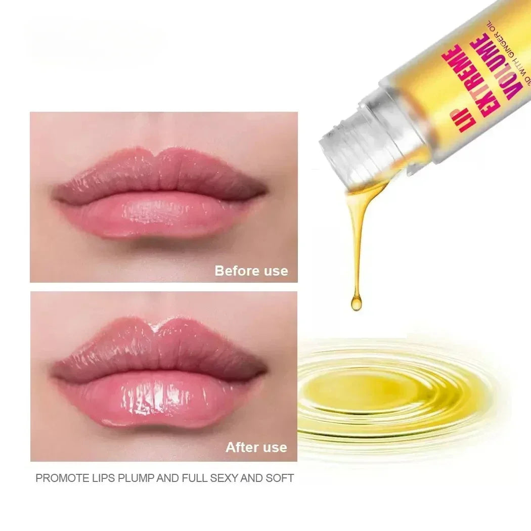 Ginger Mint Lip Plumper Oil – Volumizing Plumping Serum | Qme Lip Plumper Oil Qme