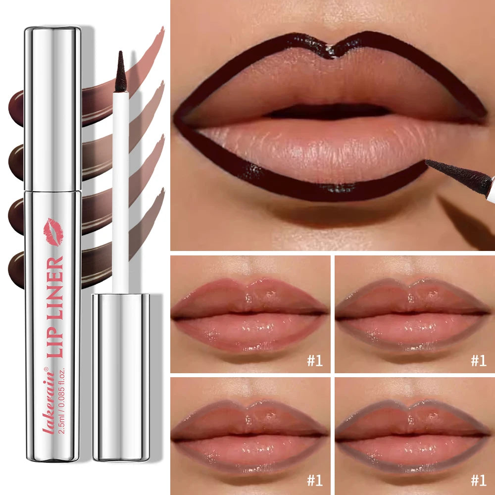 Lakerain Peel-Off Matte Lip Liner – Long-Lasting Waterproof Matte Lip Liner Qst