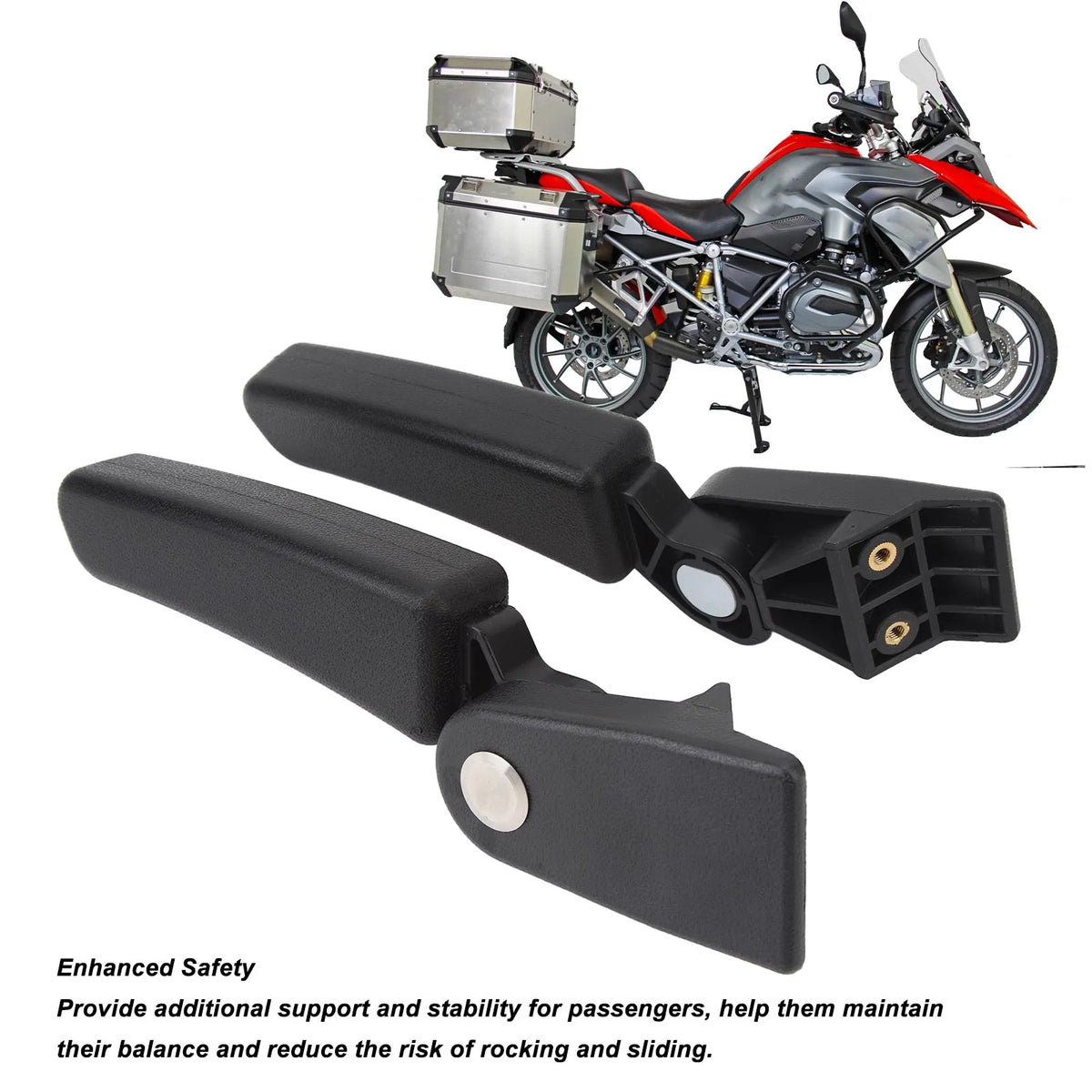 Motorcycle Rear Box Passenger Armrest Handrail – R1200GS Motorcycle Armrest Qst