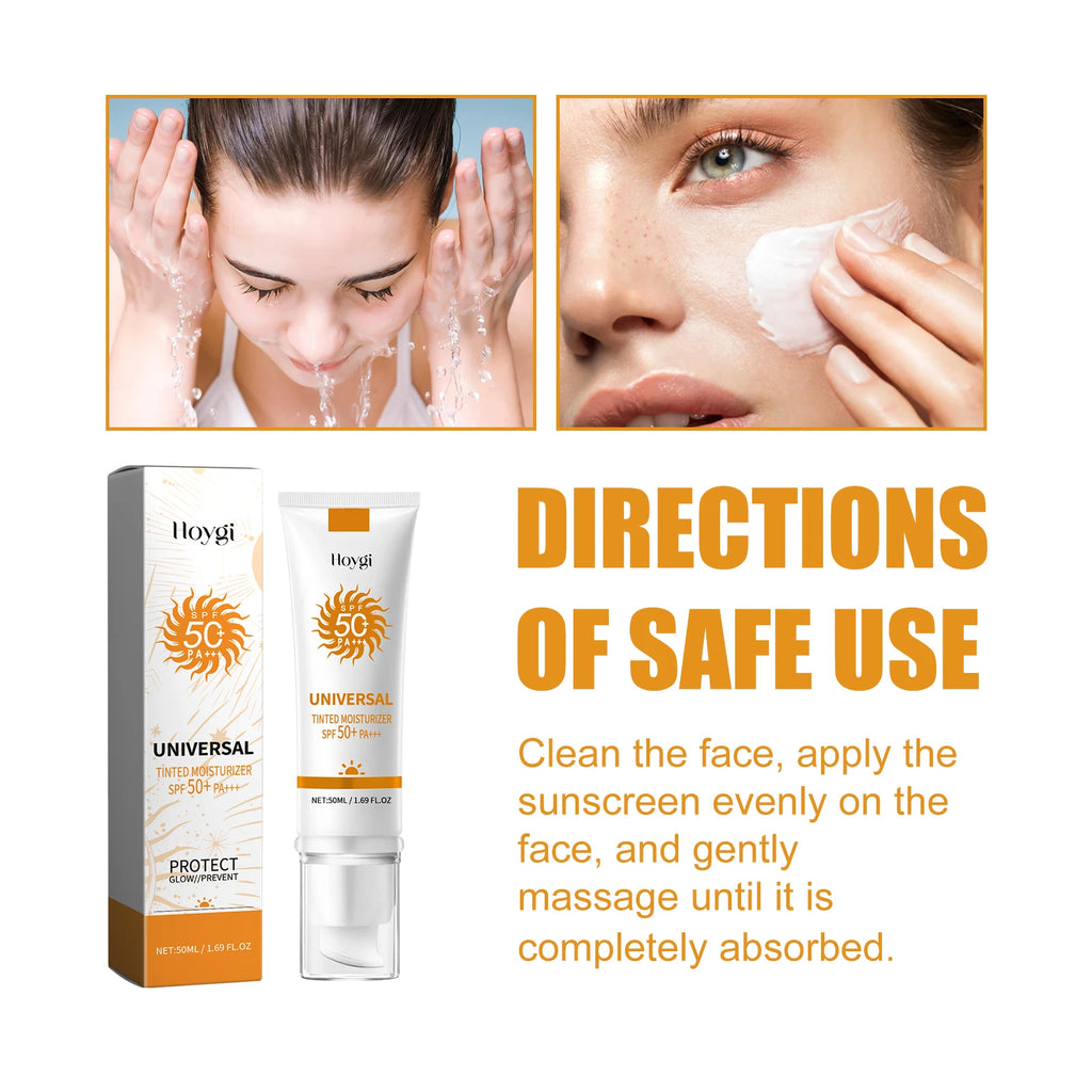 Hoygi SPF50+ Sunscreen Foundation Cream – UV & Oil Control Sunscreen Foundation Qst