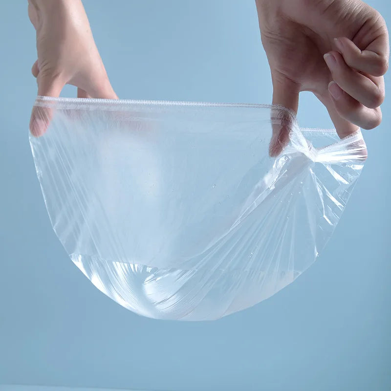 Disposable Shower Caps Waterproof PE Plastic – 100 pcs Spa Salon Disposable Shower Cap Qme