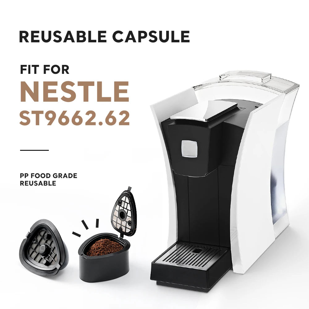 Reusable Refillable Capsule Pods for Nestlé Special T ST9662 Refillable Capsule Pods Qst