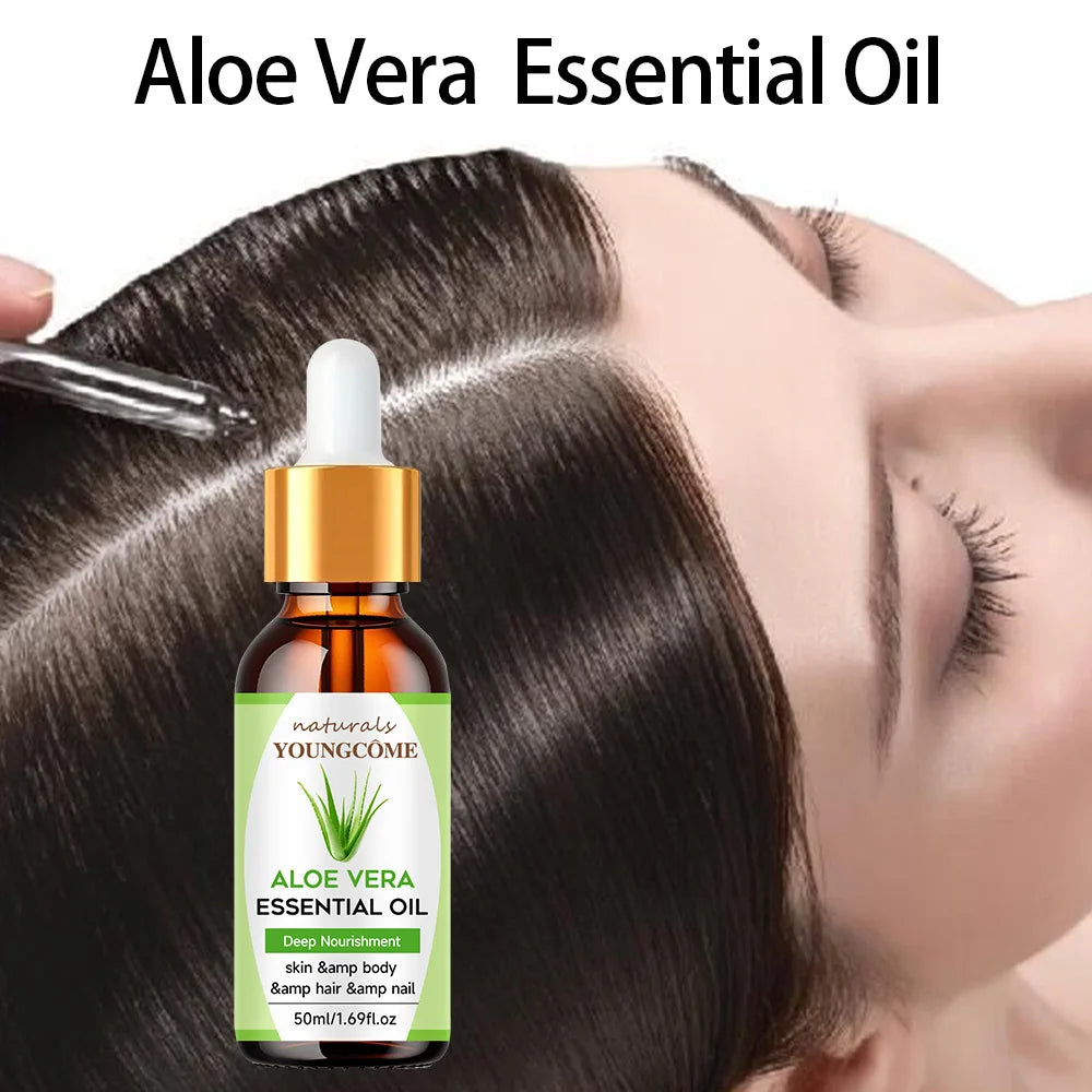 YOUNGCOME Pure Aloe Vera Hair & Skin Moisturizing Oil 30g/60g Hair & Skin Oil Qst