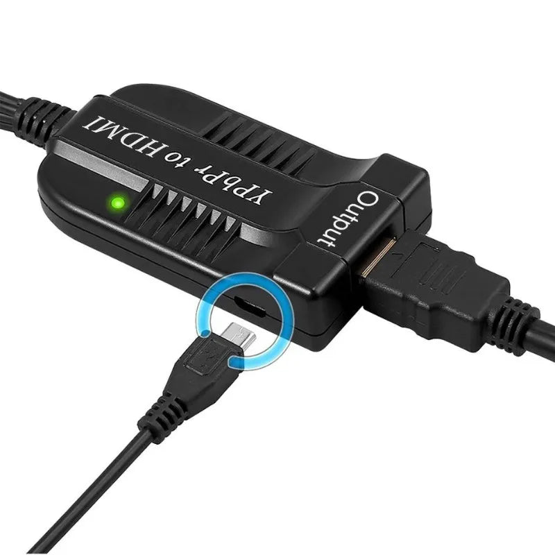 AV S-Video to HDMI Converter 1080P CVBS Audio Adapter Cable Video Signal Converter Qme
