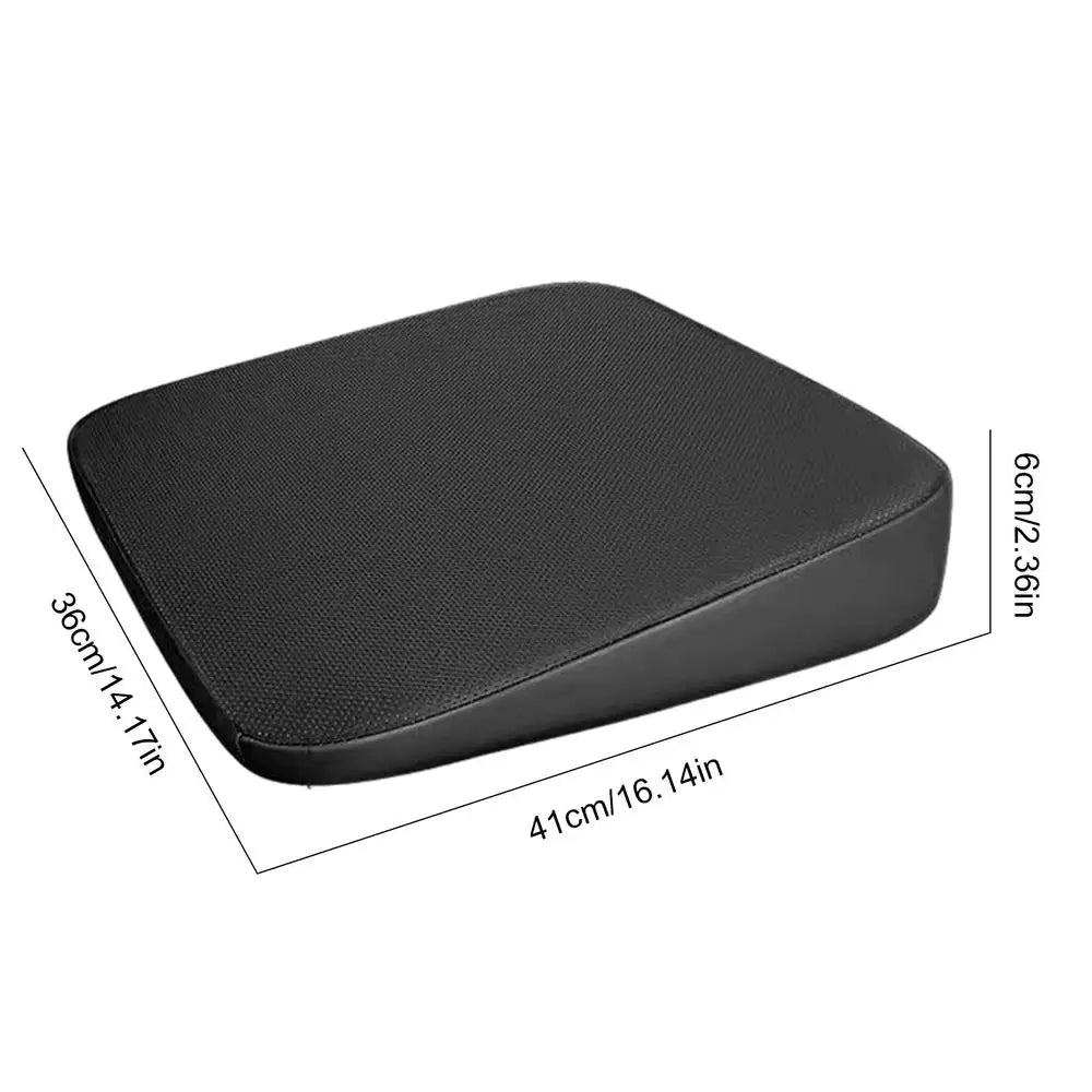 Wedge Car Seat Cushion – Ergonomic Driver Booster Pad Car Seat Cushion Qst 6CM 2