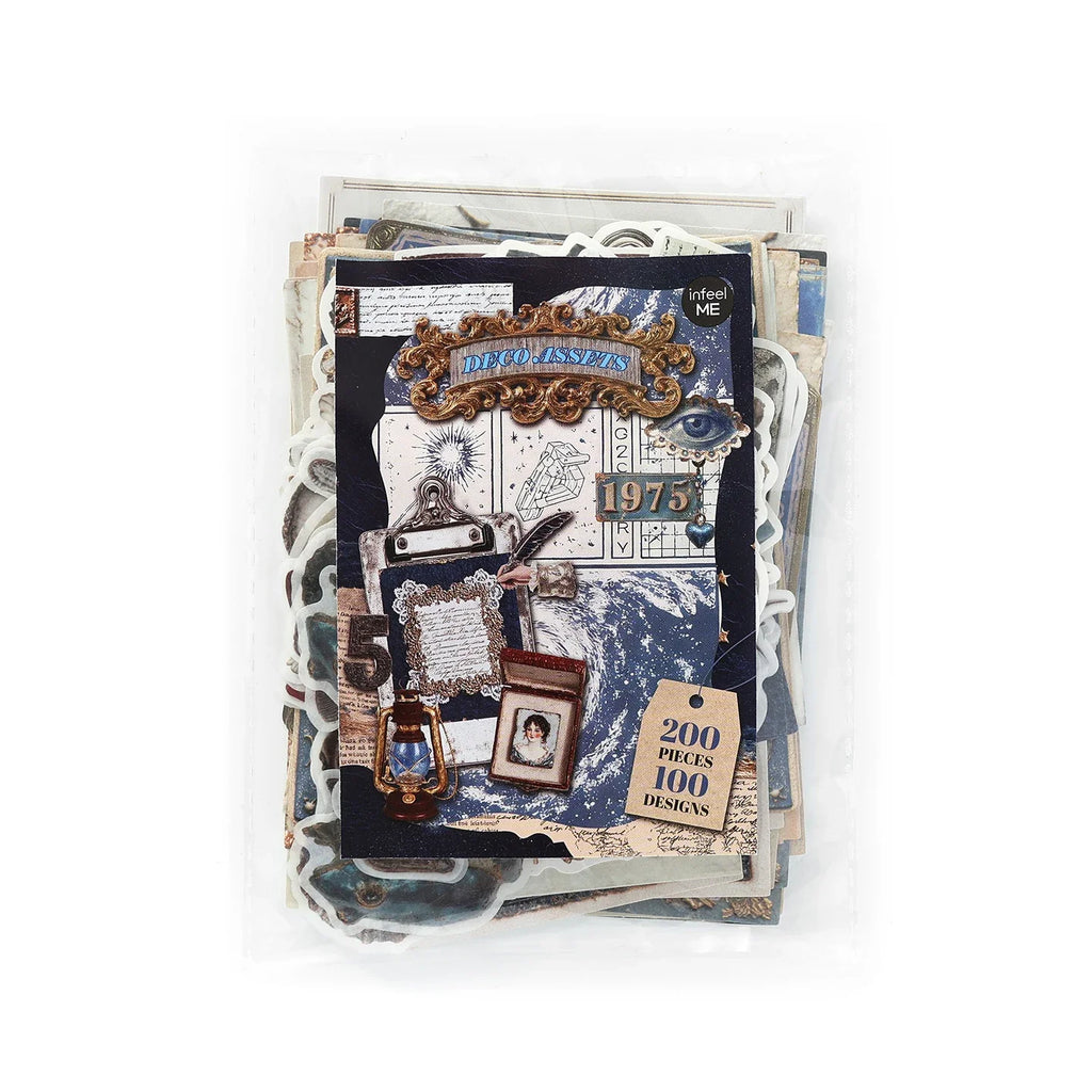 TIANZI Vintage Painting Stickers – Comic & DIY Craft Pack Decorative Sticker Pack Qme
