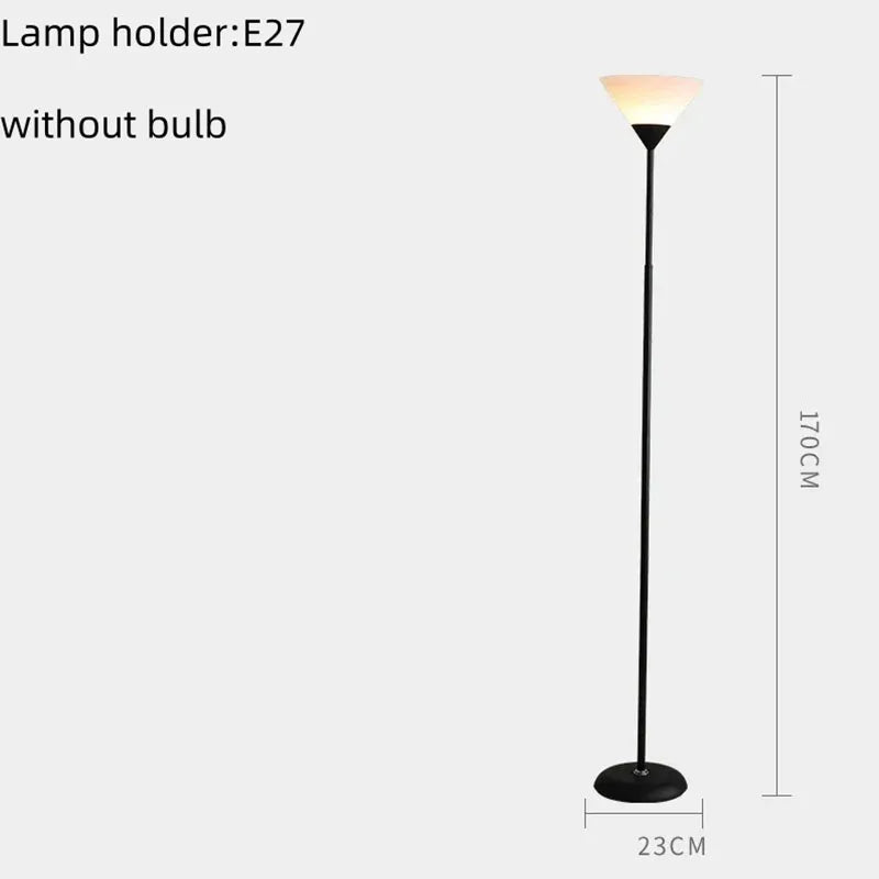 Nordic Minimalist E27 Floor Lamp | Living Room & Bedroom Floor Lamp Qme 1 light