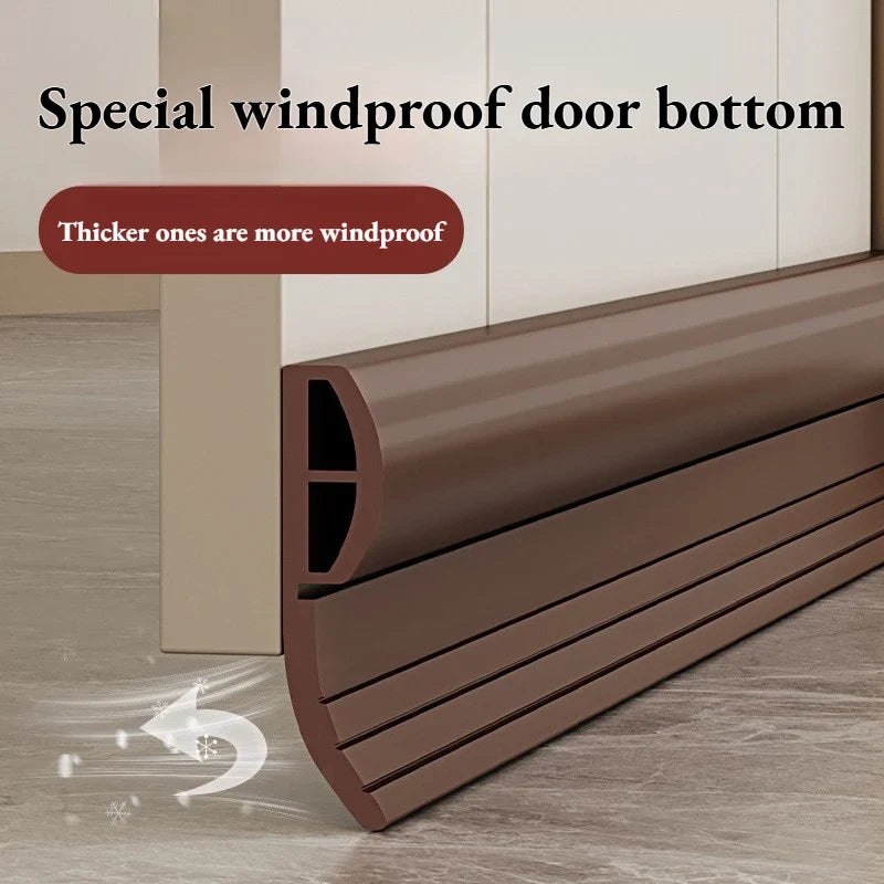 Door Draft Stopper Weatherstrip Seal Strip | 12 Colors, TPE Door Weatherstrip Seal Qme