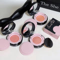 3-Piece Pearl Powder Blush & Eyeshadow Set – All Skin Tones Multi-Purpose Blush Set Qst 3PCS powder blusher0