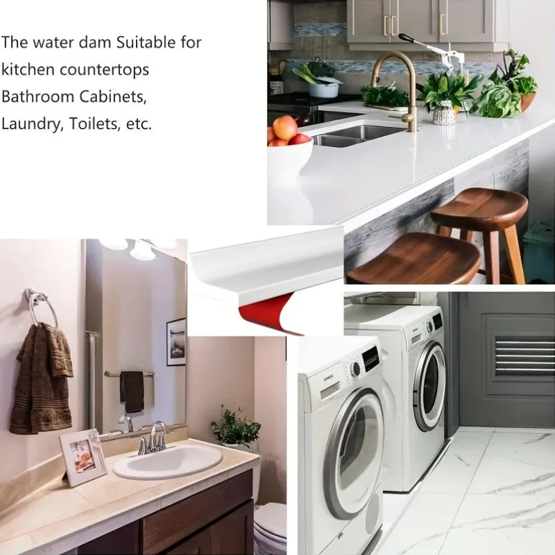 Self-Adhesive Silicone Waterproof Seal Strip – Kitchen & Bath Waterproof Seal Strip Qme