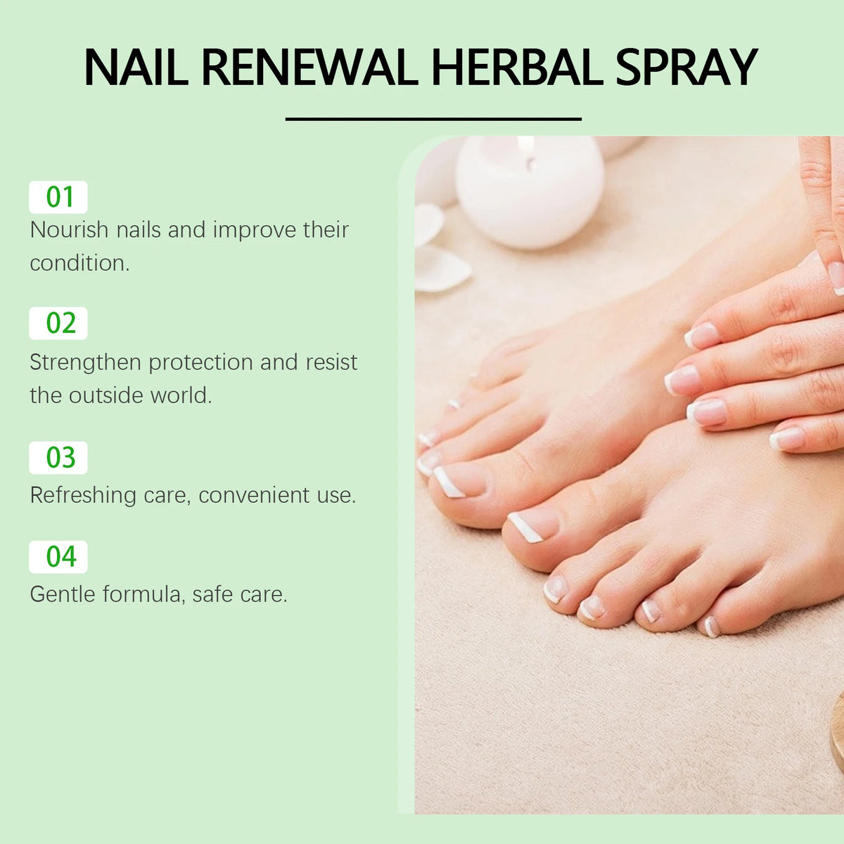 Ximonth Nail Repair Spray – Herbal Nail Care Treatment 20ml Nail Care Spray Qst