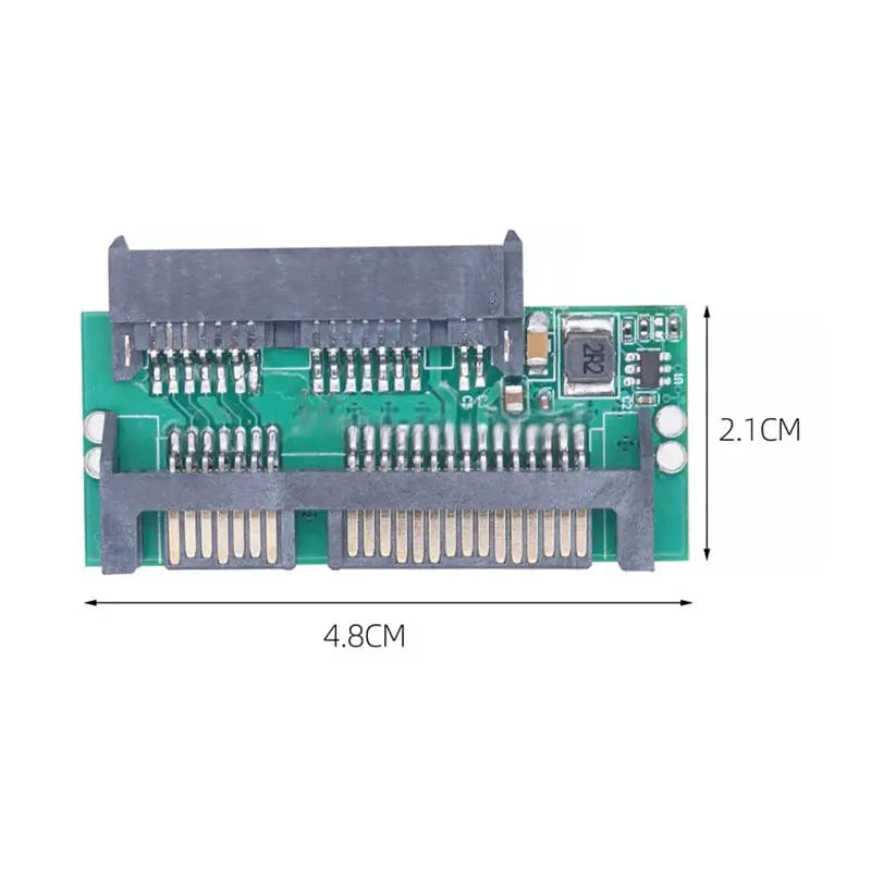 1.8" Micro SATA to 2.5" SATA Adapter Card 3.3V for Laptop SSD SATA Adapter Card Qme