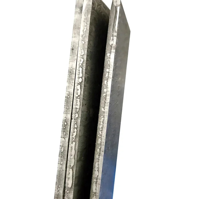 Damascus Steel Knife Billet 200x30x3mm – DIY Blade Making Bar Knife Making Billet Qst