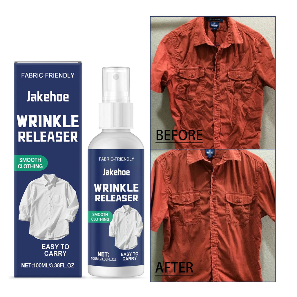 100ml No-Iron Wrinkle Releaser Spray – Portable Garment Care Wrinkle Releaser Spray Qst