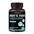 Men's Hair & Beard Capsules – Saw Palmetto & Biotin | DAITEA Hair & Beard Supplement Qst 60 count-1 bottle