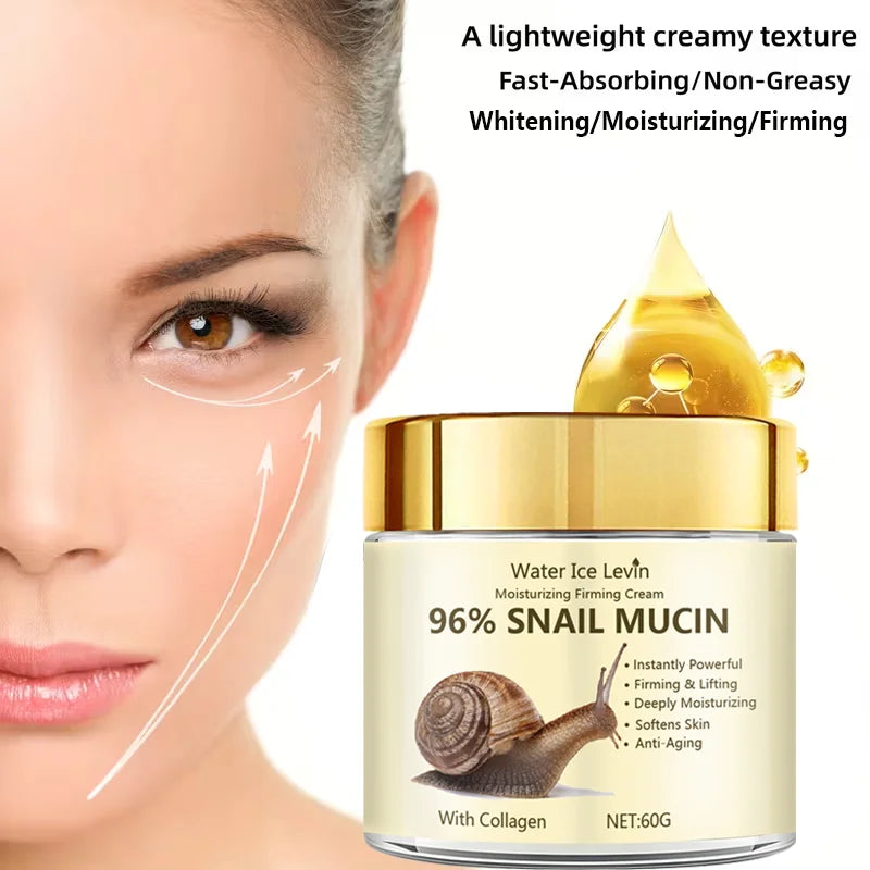 Snail Mucin 96% Extract Firming Cream – Lifting Moisturizer Firming Face Cream Qme
