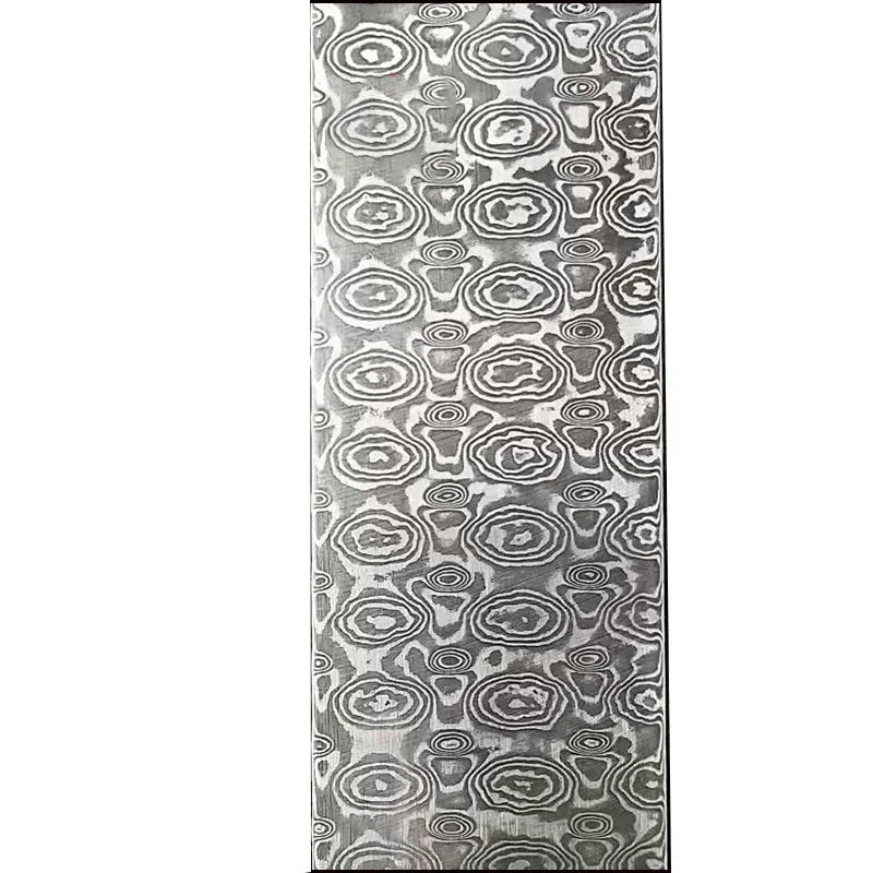 Damascus Steel Billet 10x3x0.25cm – DIY Knife Making Blank Knife Making Billet Qst 10x3x0.25 CM Rose