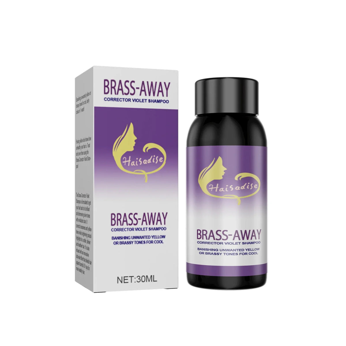 Gray Fixing Purple Shampoo – Tone & Cover Bleached Hair Hair Dye Shampoo Qme 1pc
