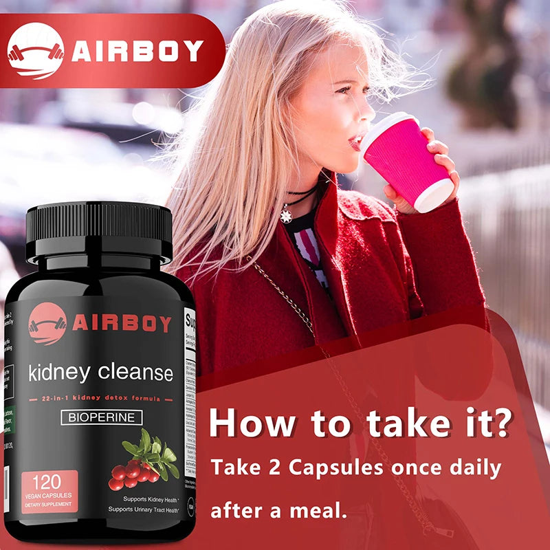 Xemenry 22-in-1 Kidney Cleanse & Urinary Tract Support Herbal Supplement Qst