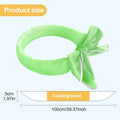 Cooling Neck Wrap Scarf for Dogs & Cats – Reusable & Washable Pet Cooling Scarf Qme green China Mainland
