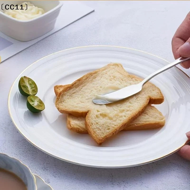 Stainless Steel Butter Knife & Sandwich Spreader | 4 Colors Butter Knife Spreader Qme