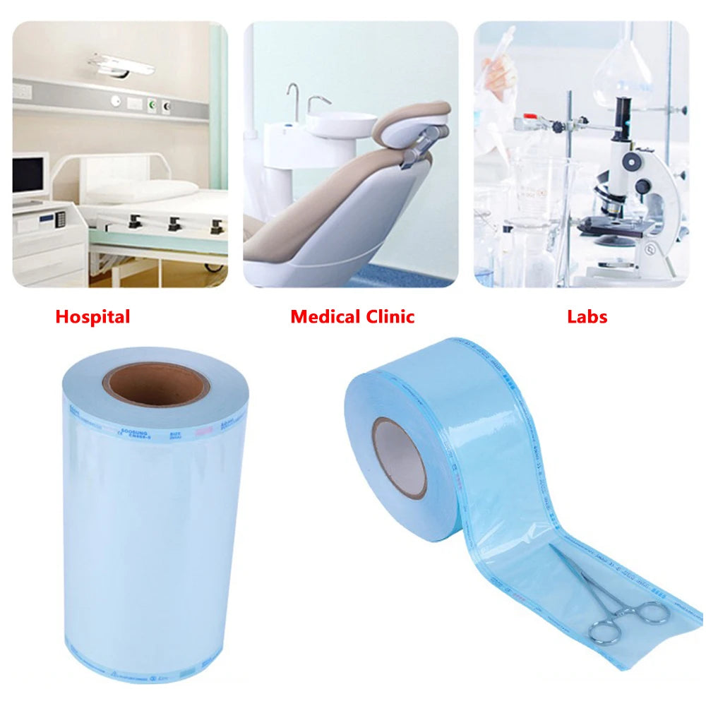 Autoclave Bags 200M Roll Self-Seal Sterilization Pouches Sterilization Pouches Qst