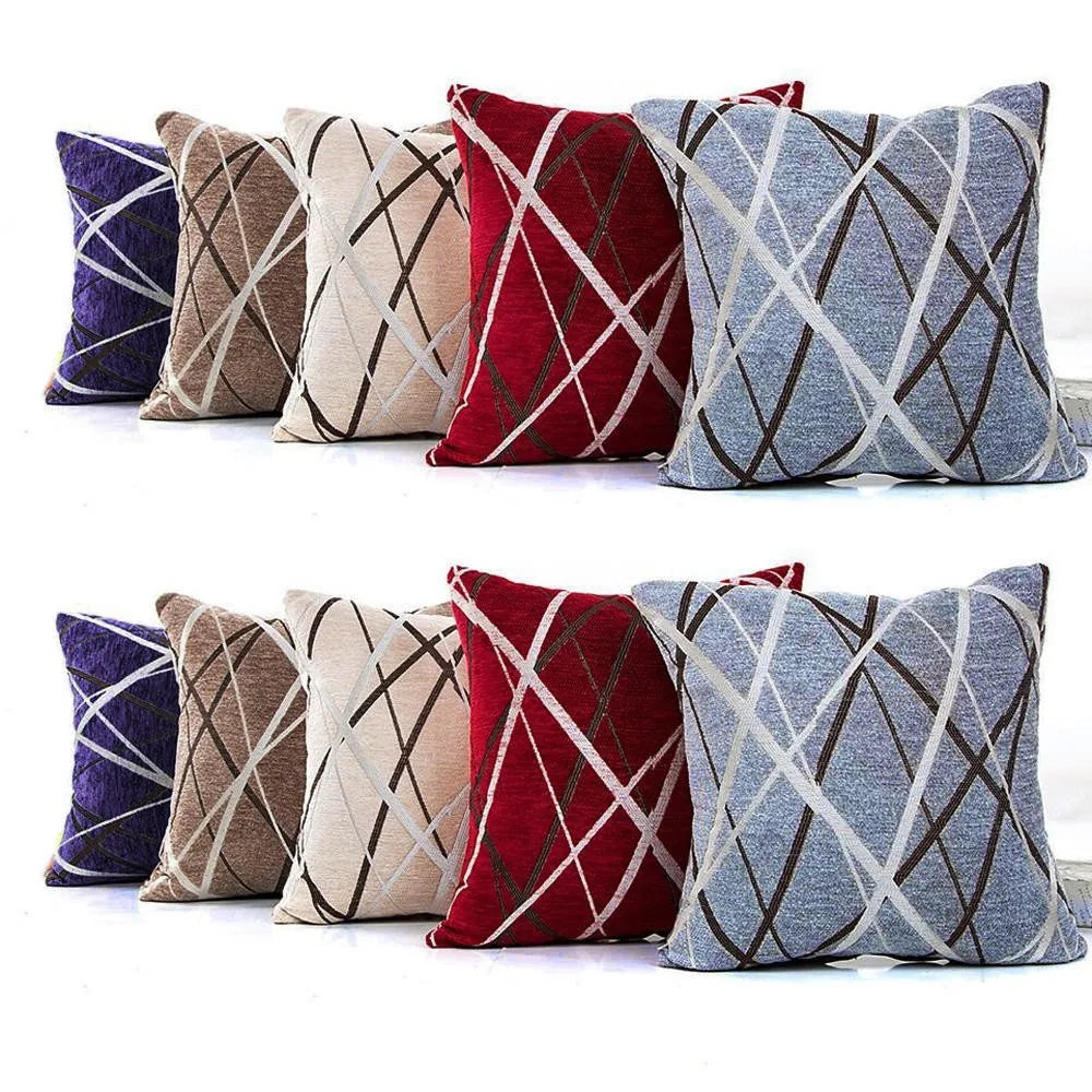 Polyester Cushion Cover Sofa Throw Pillow Case 45cm | Home Décor Cushion Cover Qme