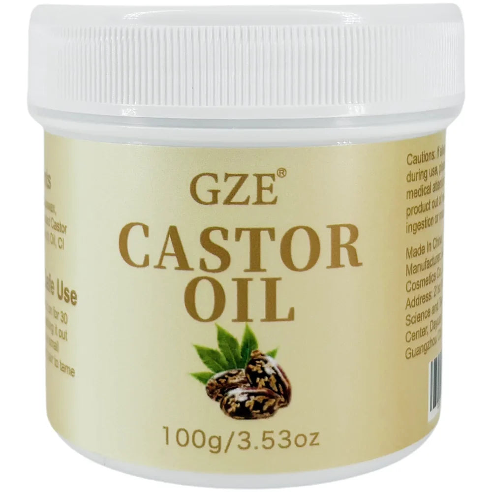 GZE Castor Oil Deep Conditioning Hair Treatment – Split Ends Hair Conditioning Oil Qme CASTOR OIL