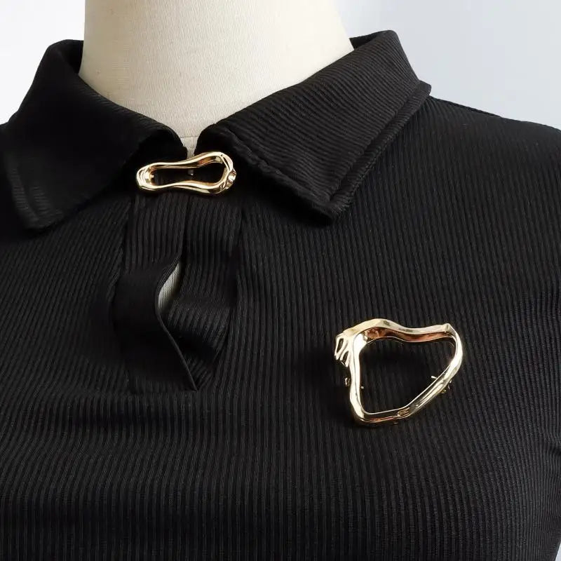 Geometric Heart Waist Cinch Brooch Pin | 6 Colors | Women & Men Brooch Pin Qme