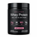 Collagen Whey Protein Powder – Isolate, Peptides & Vitamin C Protein Supplement Powder Qst 200g (Pack of 1)