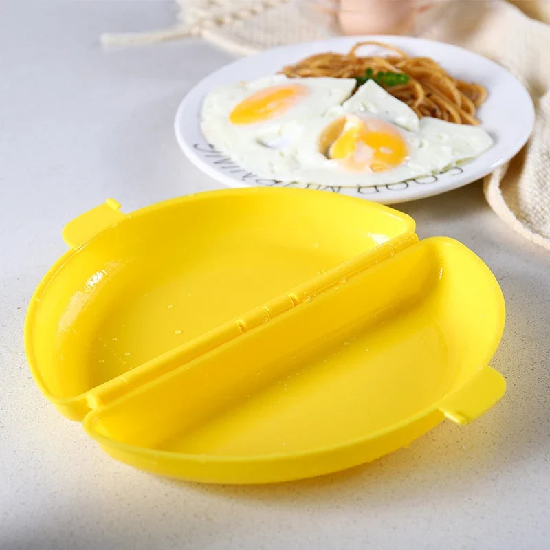 Microwave Steamed Egg Tray & Omelet Cooker | Kitchen Gadget Microwave Egg Cooker Qme
