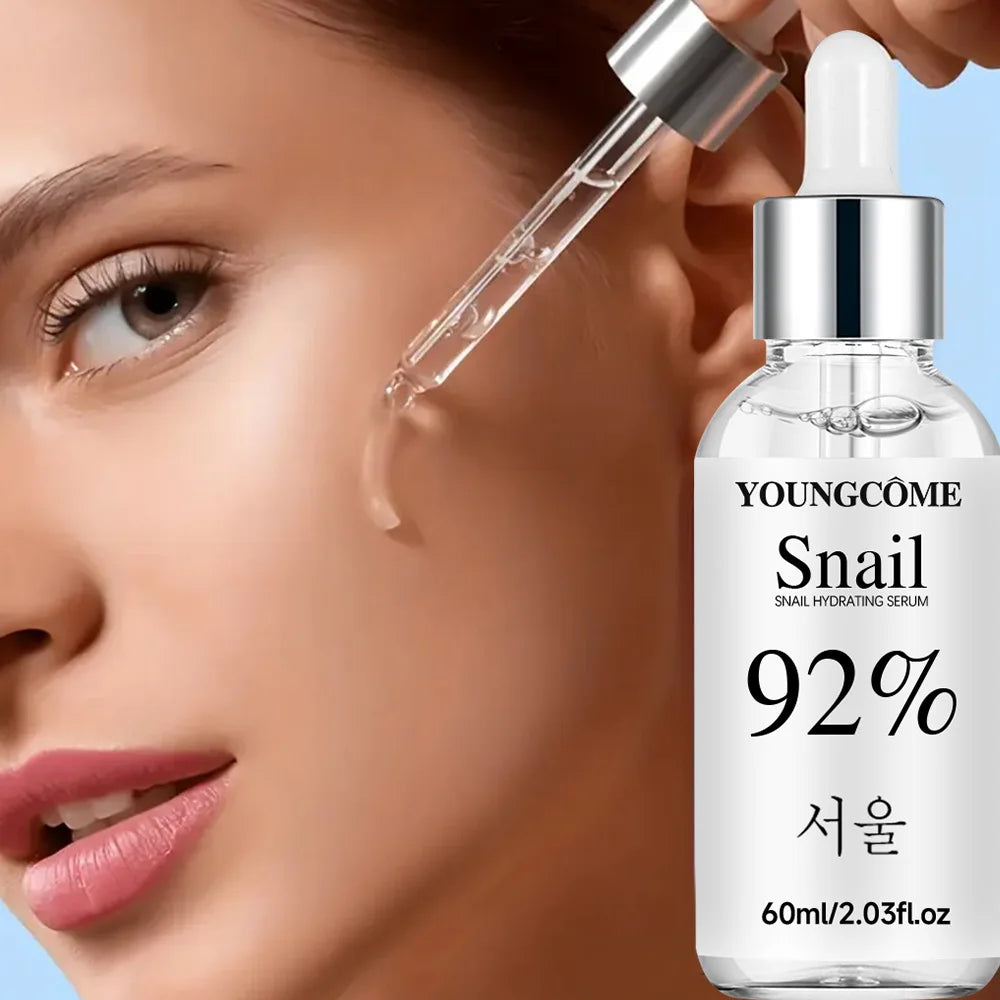 YOUNGCOME Snail Essence Serum – Hydrate, Brighten & Refine Facial Serum Qst