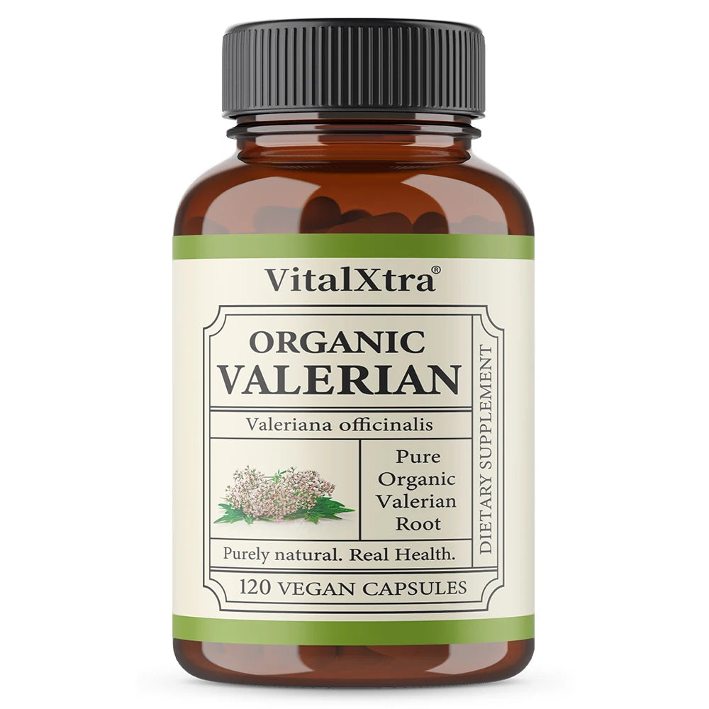 Valerian Root Capsules 450mg – Vegan Sleep & Calm Support Herbal Sleep Supplement Qst 120 count-1 bottle