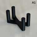 Space-Saving Plastic Weight Scale Stand – Bathroom & Gym Scale Stand Organizer Qme A1