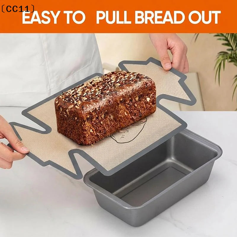 Silicone Bread Loaf Pan Liner – Non-Stick Reusable Baking Mat Silicone Baking Liner Qme