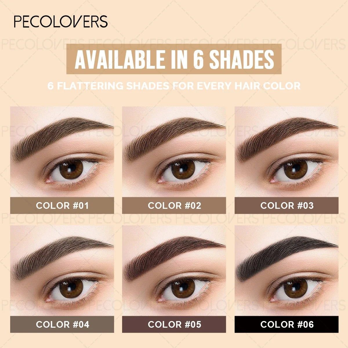 4-Pronged Liquid Eyebrow Pencil – Natural 3D Look | Qme Liquid Eyebrow Pencil Qme