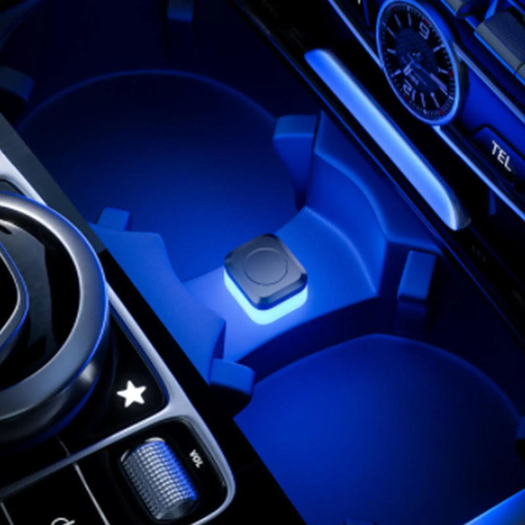 Car Interior LED Ambient Light – USB, 4 Colors, Wireless Car Ambient Light Qme