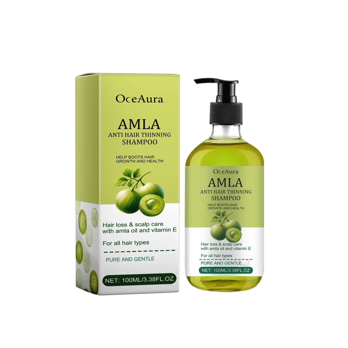 OceAura Hair Growth Shampoo & Leave-In Conditioner Mask Hair Growth Shampoo Qst Shampoo