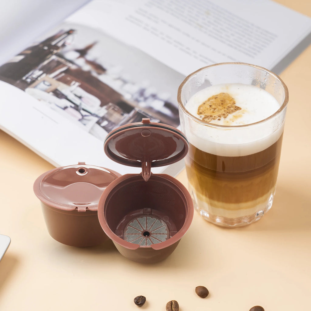 Reusable Dolce Gusto Coffee Capsules – Refillable Pod Kit Refillable Coffee Pods Qst