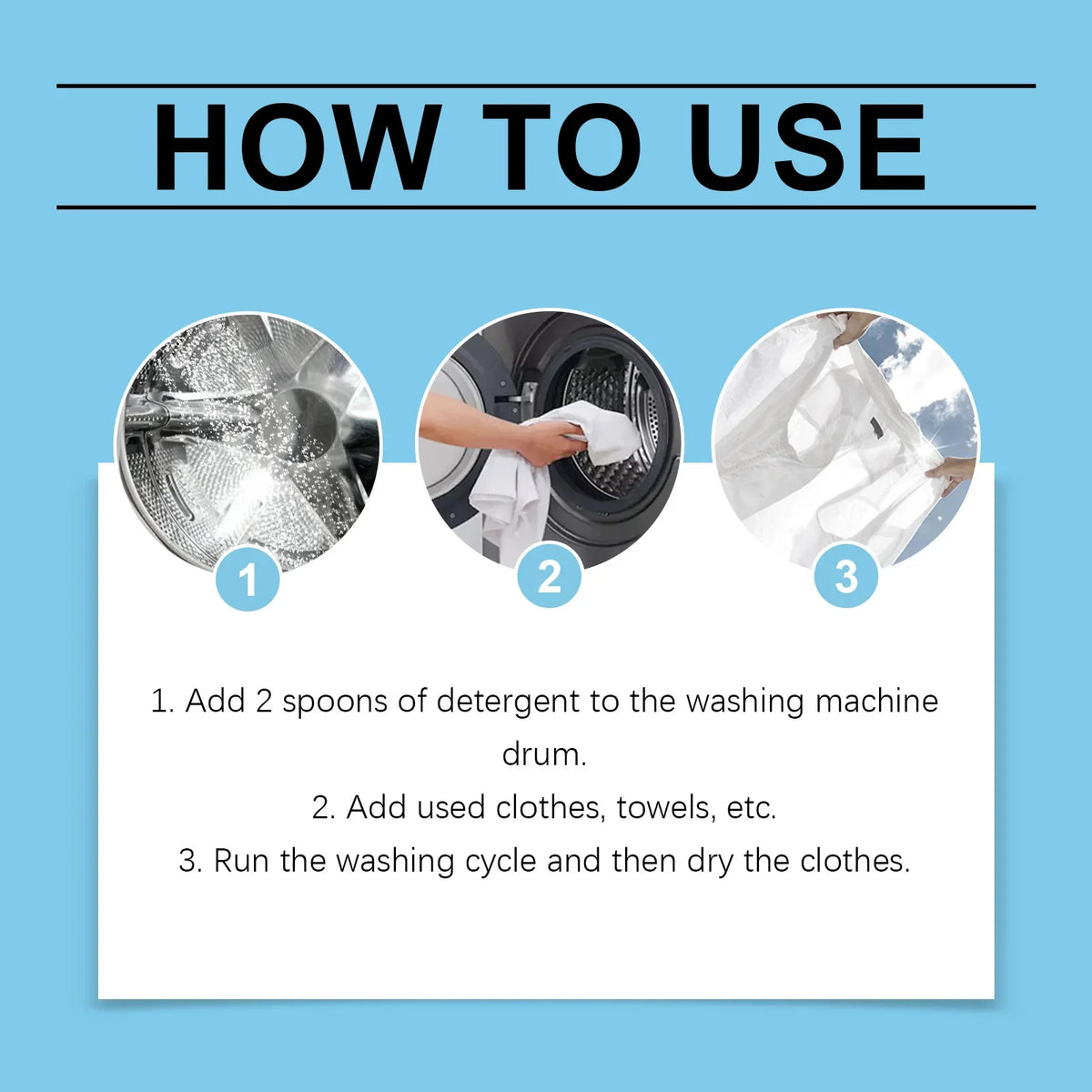 Qme Laundry Powder – Deep Stain Removal & Fresh Scent Powder Detergent Qme