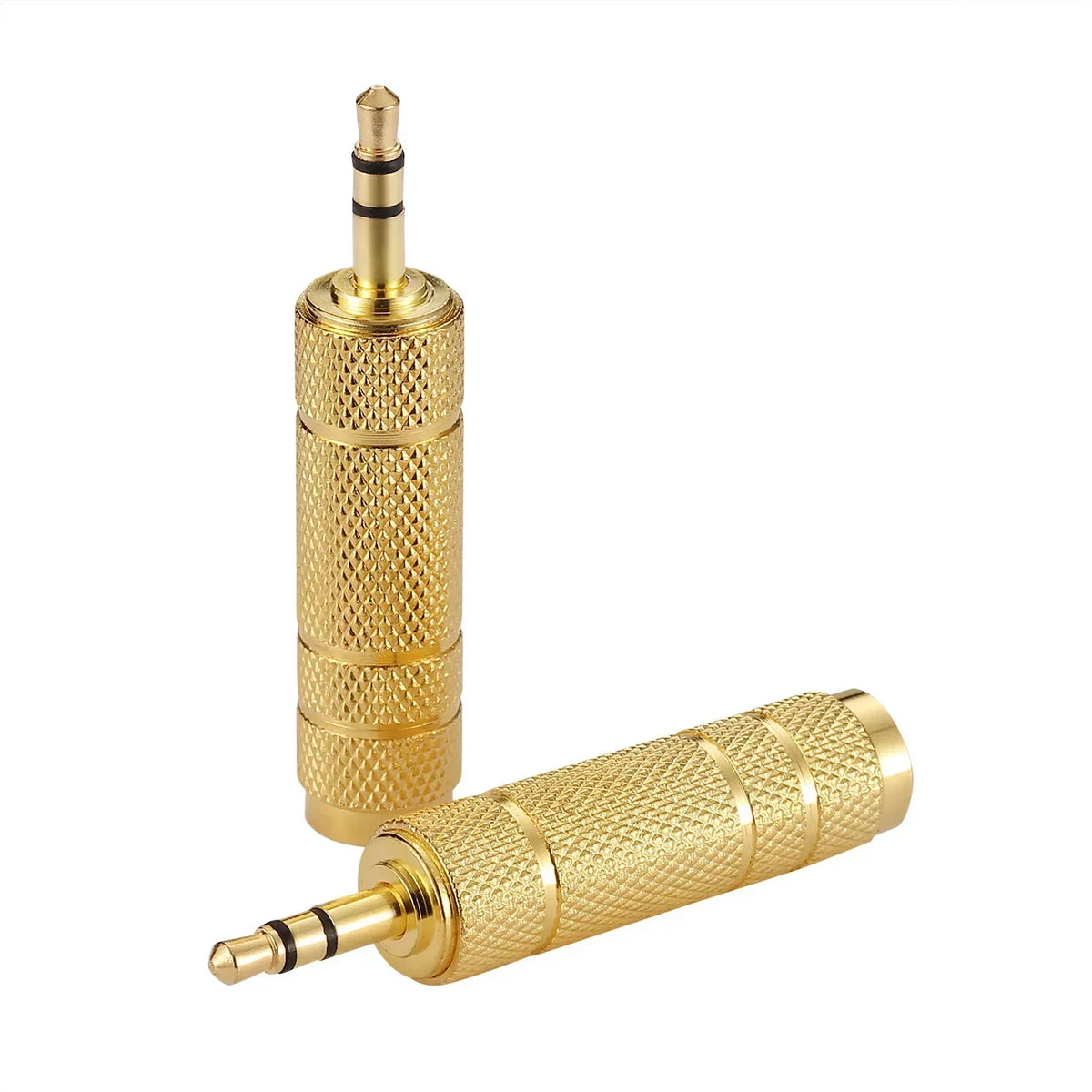6.35mm to 3.5mm Audio Adapter – Headset & Mic Jack (10pcs) Audio Jack Adapter Qme