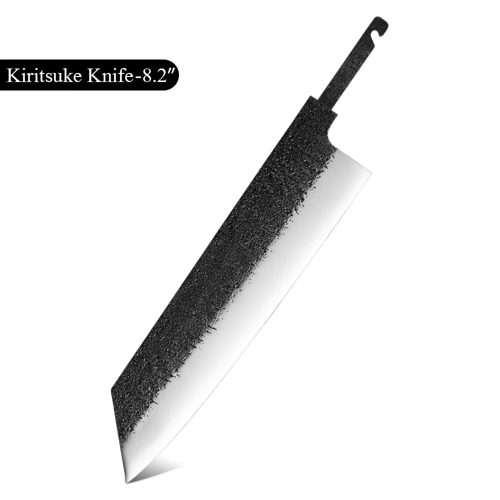 F.YOUNG Japanese Chef Knife Blank Blade VG10 DIY Full Tang Knife Blank Blade Qst 8.2 inch Kiritsuke