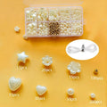 Golden Acrylic Spacer Beads DIY Jewelry Making Kit – Assorted Jewelry Making Beads Qme Bead kit 7