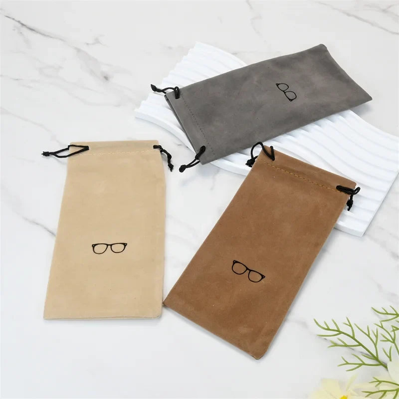 Soft Portable Glasses Case – Viscose Eyewear Pouch Bag Eyewear Pouch Case Qme
