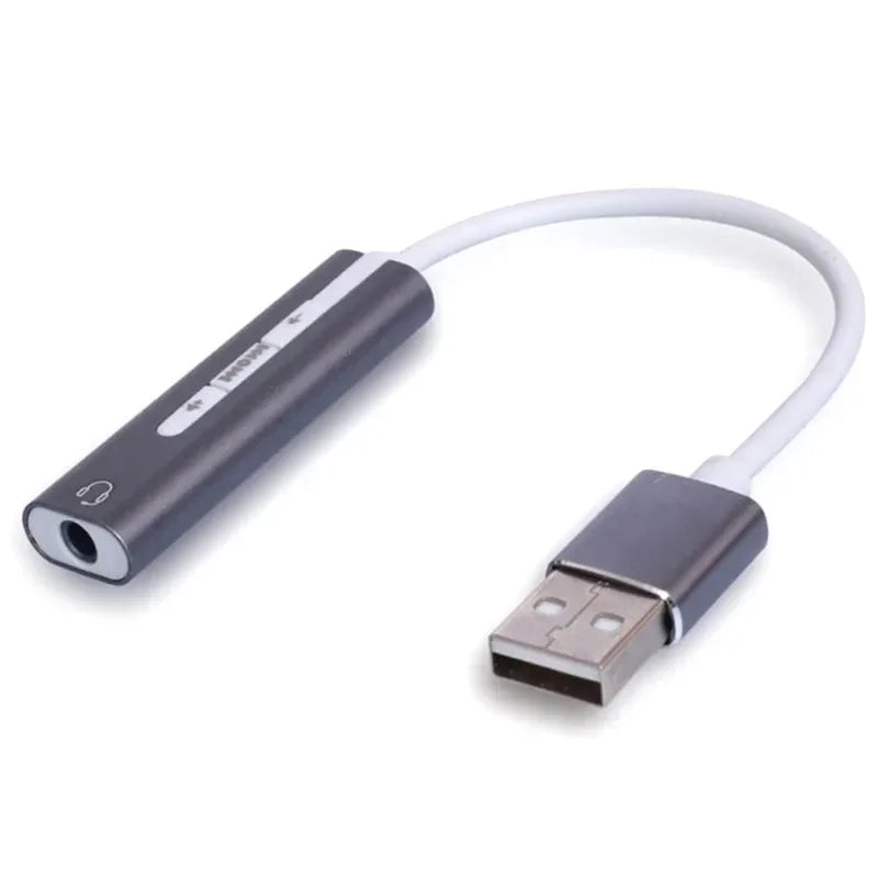 USB-C External Sound Card 3.5mm Audio Mic Adapter for Laptop USB-C Audio Adapter Qme 1pc