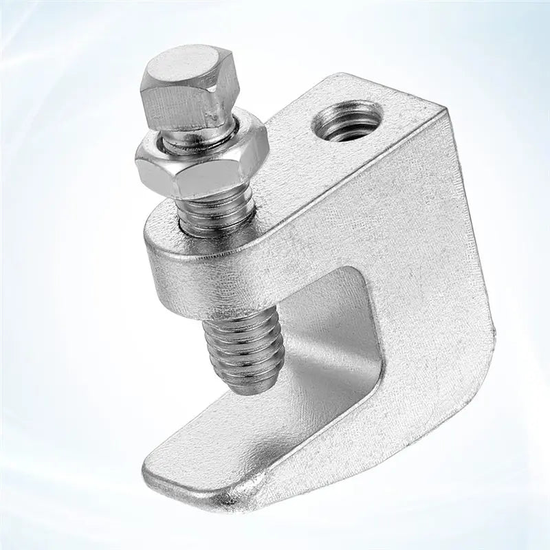 Iron Beam Clamp UNC 3/8 | 4 Jaw Vertical Pipe Support Pipe Support Clamp Qme