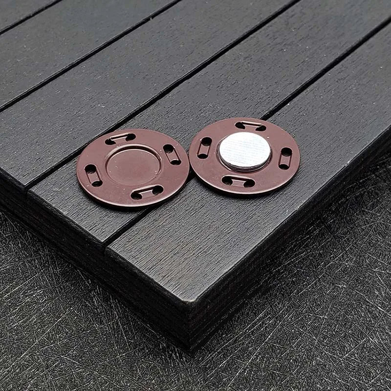 Metal Magnetic Snap Buttons – 5 Pairs, 20 Colors, 3 Sizes Magnetic Snap Buttons Qme 21 25mm